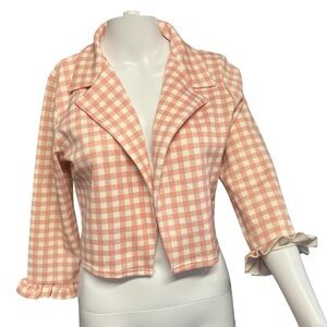 Boohoo - Women’s Ruffled Blazer Sz. 10 (MD)